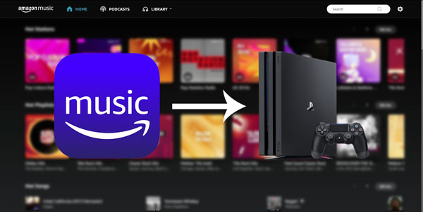 Amazon MusicをPS4で再生