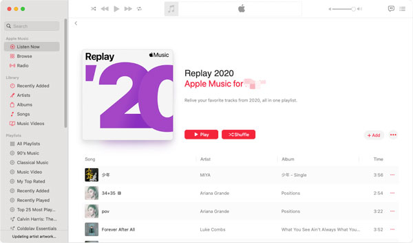 Get Apple Music Replay on Mac
