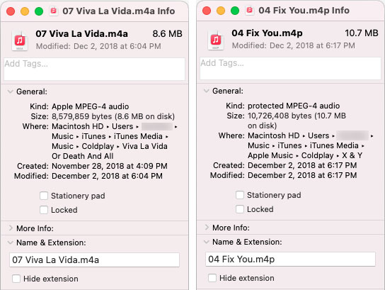 M4P M4A file extension