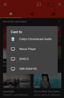 Cast YouTube Music to Chromecast