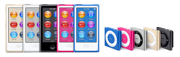 iPod Nano and iPod Shuffle