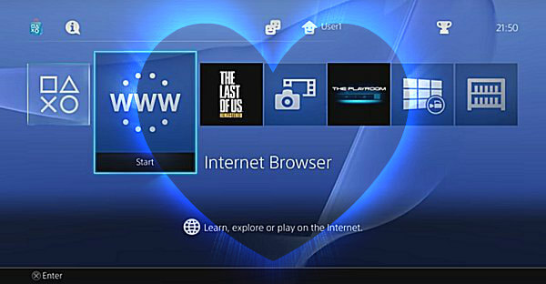 PS4 Internet Browser