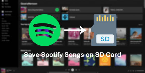 Spotify songs to SD card