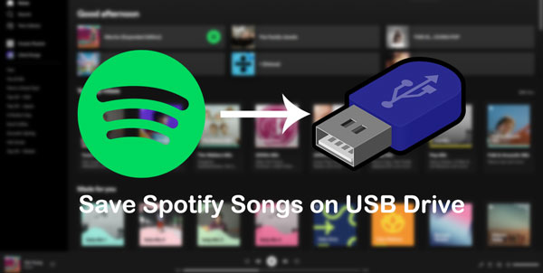 Save Spotify songs on USB drive