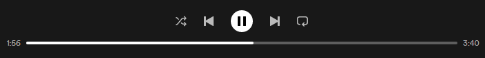 Spotify playback toolbar