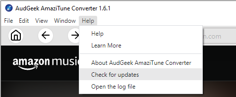 Upgrade AudGeek AmaziTune Converter (Windows)