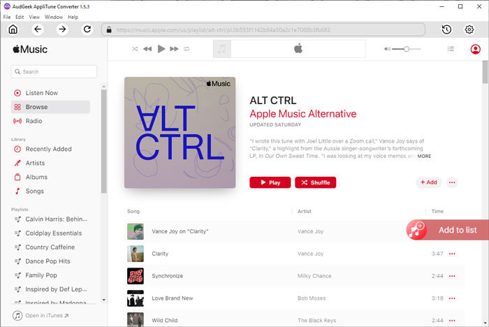 Add Apple Music to conversion list