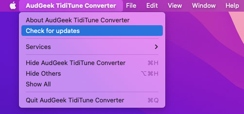 Upgrade AudGeek TidiTune Converter for Mac
